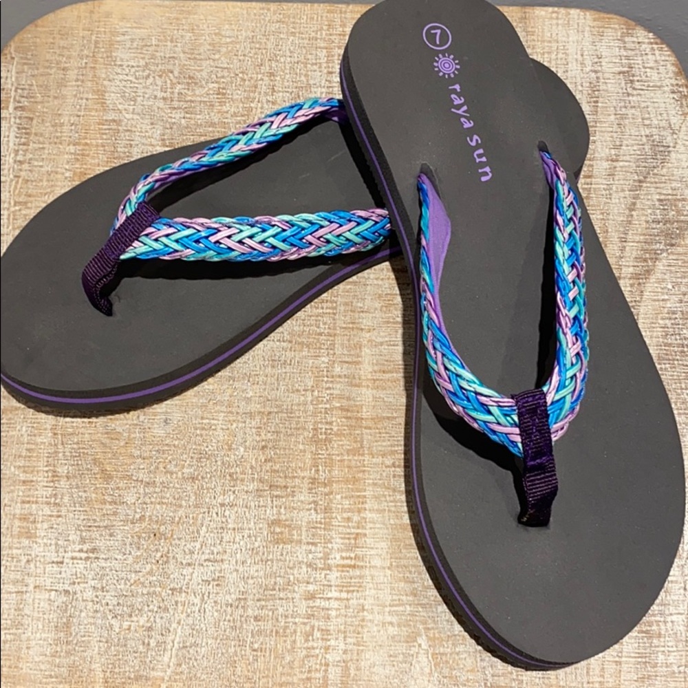 Rays Sun Flip Flops - Woman’s 7